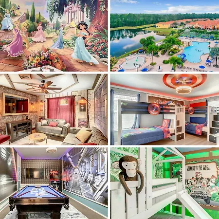 Marvelous Magical House: Amazing Themes And Pool, 5Mi Disney